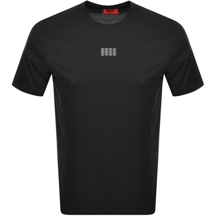 Alternative Image for ProductHUGO Dumed203 Crew Neck Short Sleeve T Shirt Black1